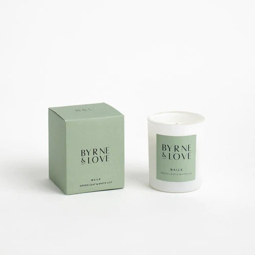 Baile - Green leaf & White Lily (Small)