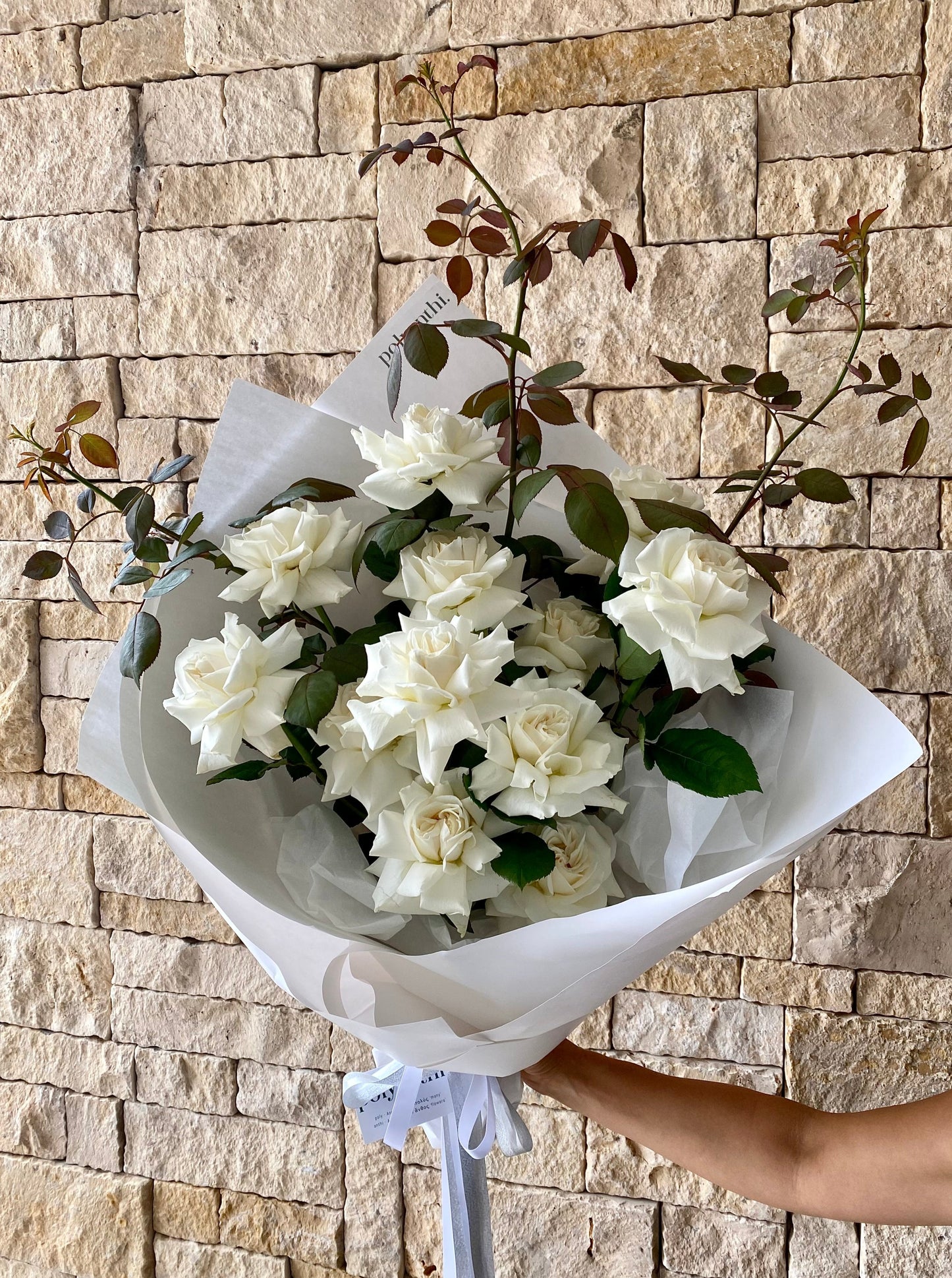 Valentine's Day White Roses