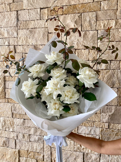 Valentine's Day Roses - White