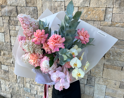 Valentine's Day Roses & Native Wildflowers