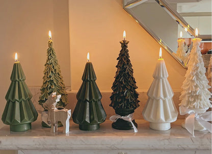 Nordic Christmas Tree Candle