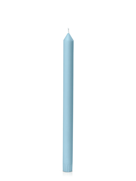 French Blue Coloured Dinner Candle 30cm