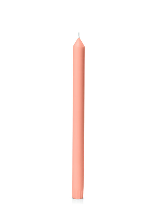 Peach Coloured Dinner Candle 30cm