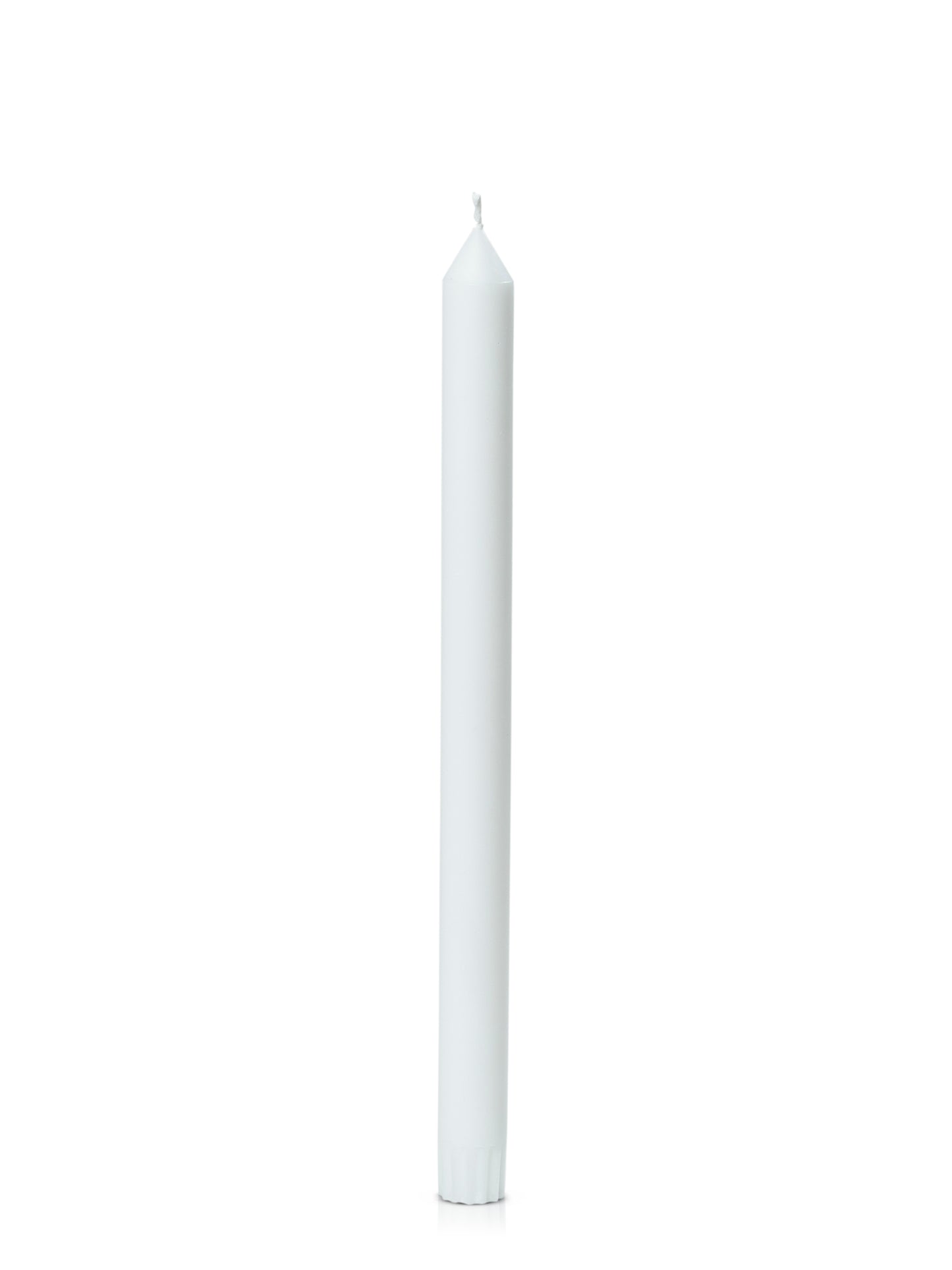 White Coloured Dinner Candle 30cm